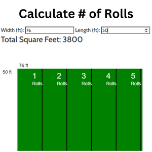 Turf Roll Calculator
