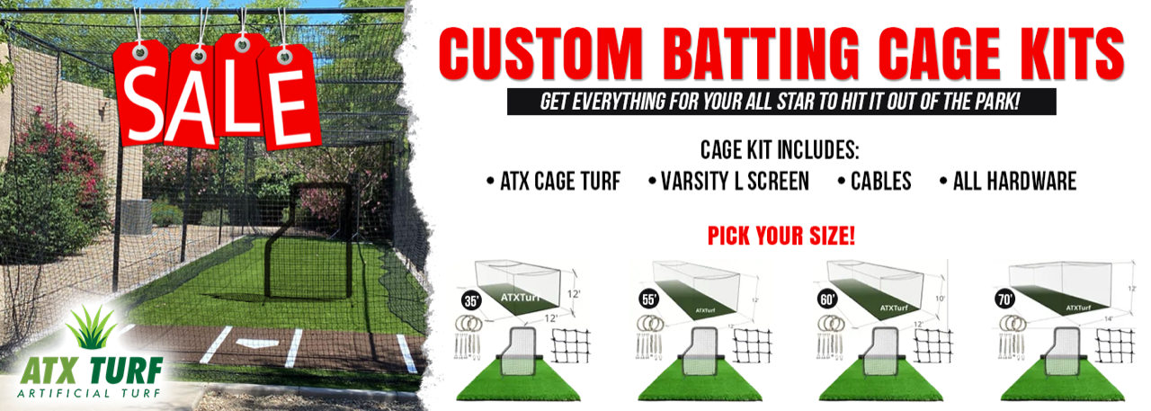 Custom Batting Cage Kits