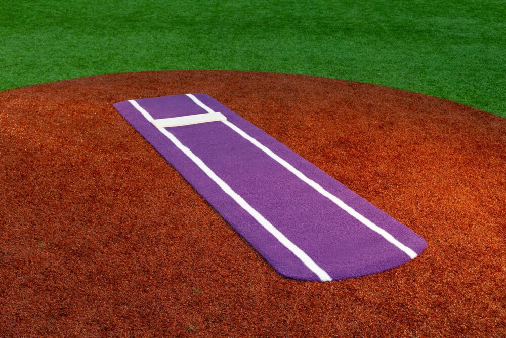 Softball Pitching Mat Purple