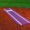 Softball Pitching Mat Purple